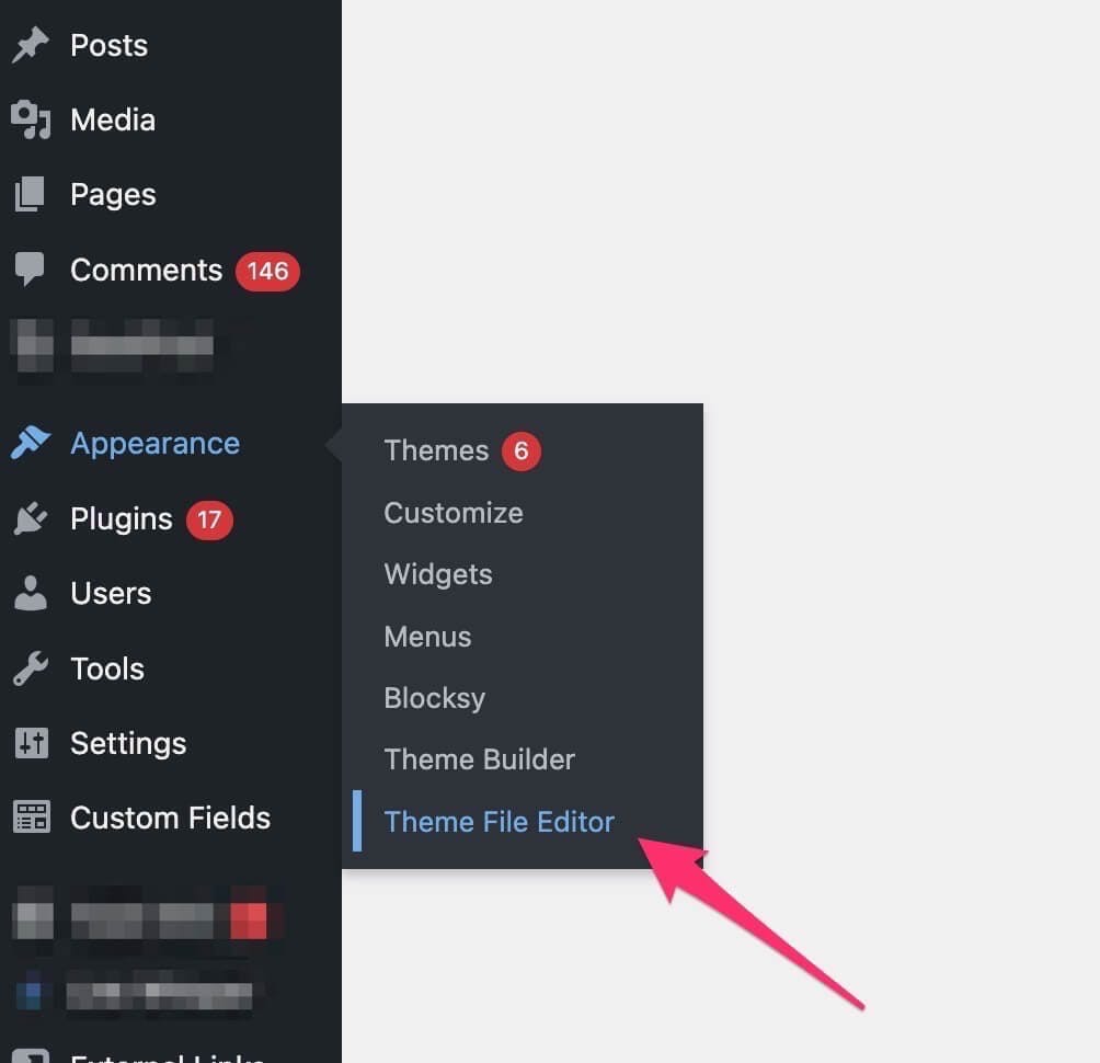 Open theme file editor